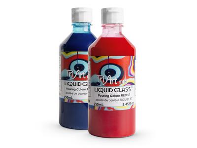 TRI-ART LIQUID GLASS 250ML-BLUE 2