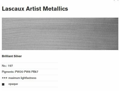 LASCAUX ARTIST ACRYL 45ML 197 HELL SILBER 2