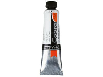 COBRA ARTIST WASSERVERMALBARE ÖLFARBE 40ML 105 TITANWEISS 2