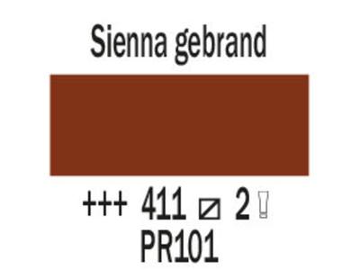 COBRA ARTIST WASSERVERMALBARE ÖLFARBE 40ML 411 SIENA GEBRANNT 2