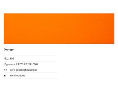 LASCAUX GOUACHE 303 500ML ORANGE 2