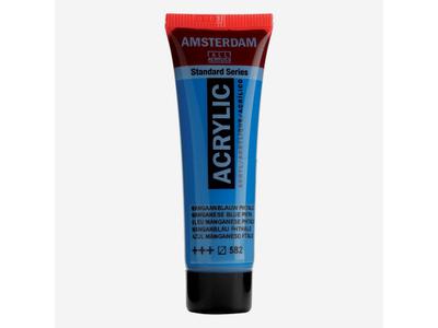 TALENS AMSTERDAM STANDARD 20ML 582 MANGANBLAU PHTHALO 2