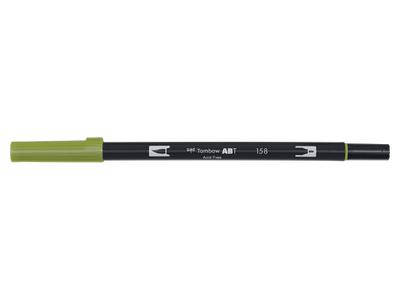 TOMBOW ABT DUAL BRUSH PEN 158 OLIVGRÜN DUNKEL 4