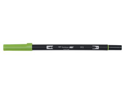 TOMBOW ABT DUAL BRUSH PEN 195 LIGHT GREEN 4