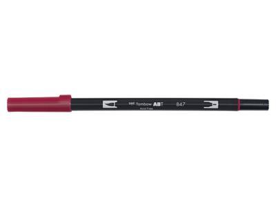TOMBOW ABT DUAL BRUSH PEN 847 KARMESLNROT 4