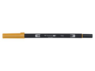 TOMBOW ABT DUAL BRUSH PEN 946 GOLD OCKER 4