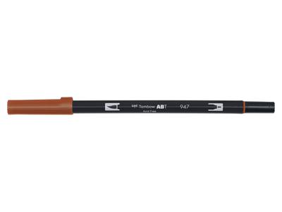 TOMBOW ABT DUAL BRUSH PEN 947 ROTBRAUN 4