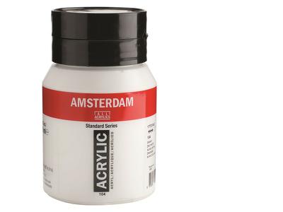 TALENS AMSTERDAM STANDARD ACRYL 500ML 104 ZINKWEISS 2