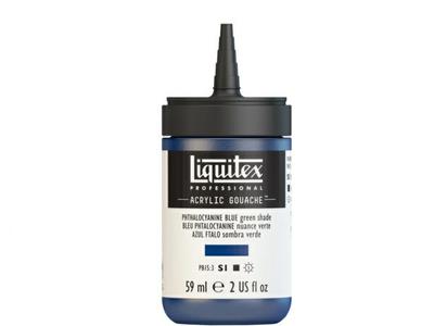 LIQUITEX ACRYLIC GOUACHE 59ML S1 316 PHTHALOBLAU 3