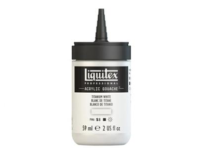 LIQUITEX ACRYLIC GOUACHE 59ML S1 432 TITANWEIß 3