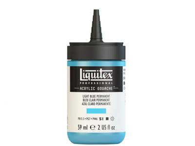 LIQUITEX ACRYLIC GOUACHE 59ML S1 770 HELLBLAU PERMANENT 3