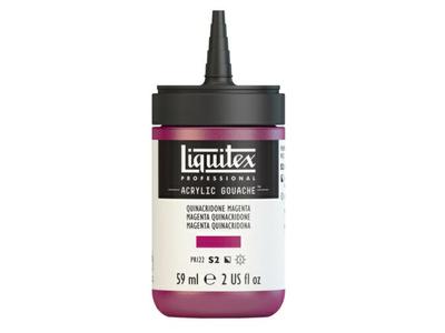 LIQUITEX ACRYLIC GOUACHE 59ML S2 114 QUINACRIDONE MAGENTA 3