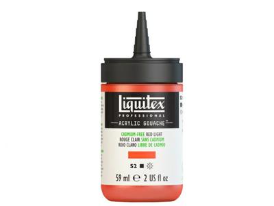 LIQUITEX ACRYLIC GOUACHE 59ML S2 893 KADMIUM-FREI ROT HELL 3