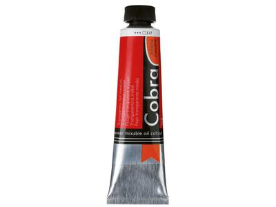 COBRA ARTIST WASSERVERMALBARE ÖLFARBE 40ML 317 TRANSPARENTROT MITTEL 3