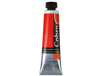 COBRA ARTIST WASSERVERMALBARE ÖLFARBE 40ML 340 PYRROLROT HELL 3