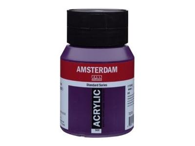 TALENS AMSTERDAM ACRYLVERF 500ML 568 PERMANENT BLUE VIOLET 2