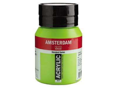 TALENS AMSTERDAM STANDARD ACRYL 500ML 617 GELBGRÜN 2