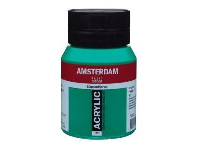 TALENS AMSTERDAM STANDARD ACRYL 500ML 619 PERMANENT GRüN D. 2