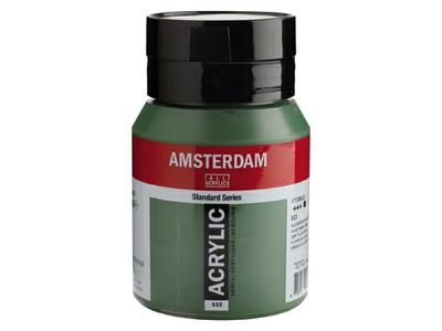 TALENS AMSTERDAM STANDARD ACRYL 500ML 622 OLIVGRÜN DUNKEL 2