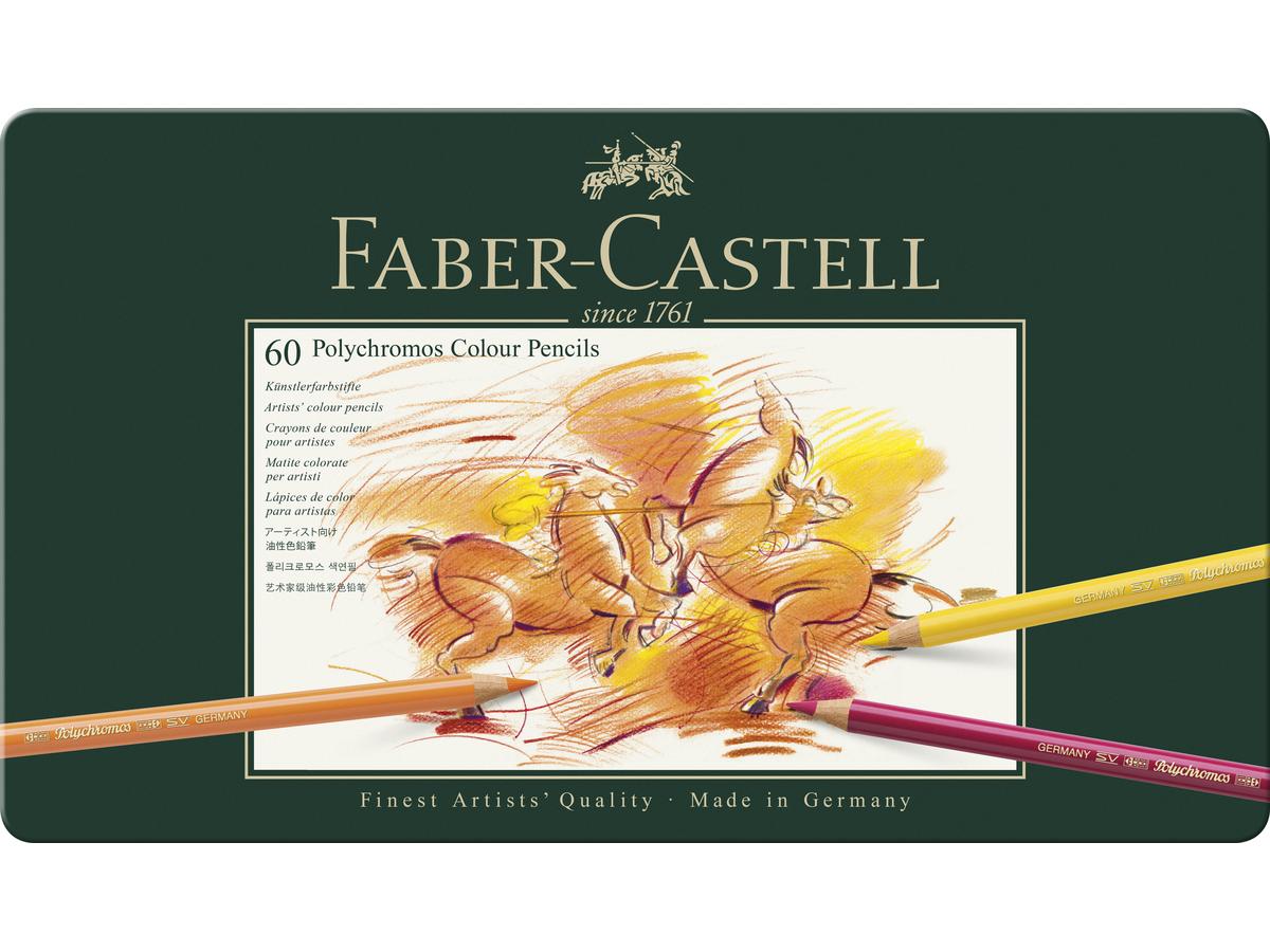 FABER-CASTELL POLYCHROMOS KÜNSTLER-FARBSTIFTE 60 FC-110060 3