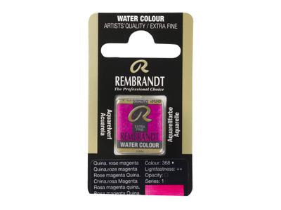 REMBRANDT AQUARELLFARBE 1/2 NÄPFCHEN S1 368 CHINACRIDONROTROSA MAGENTA 2
