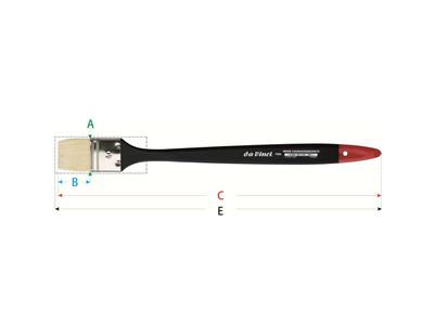 DA VINCI BORST-KÜNSTLERPINSEL 7055 30MM 2