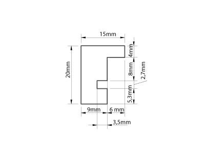 VAN BEEK WECHSELRAHMEN HOLZ BASIC BLANK 21X29,7CM 2
