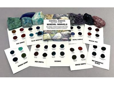 DANIEL SMITH WATERCOLOUR DOT CARD MINERAL MARVELS 3