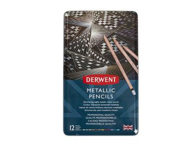 DERWENT METALLIC FARBSTIFT SET 12X 3