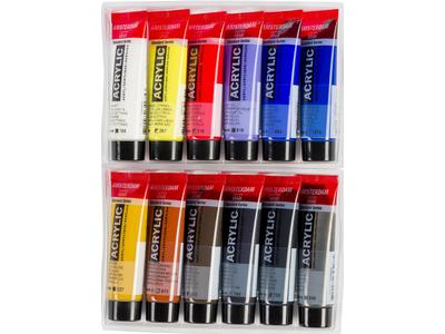 AMSTERDAM STANDARD SERIE ACRYLFARBEN SET 12 X 20ML URBAN STADTLANDSCHAFT 3