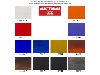 AMSTERDAM STANDARD SERIE ACRYLFARBEN SET 12 X 20ML URBAN STADTLANDSCHAFT 4
