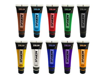 ZIELER ACRYLFARBENSET 10 X 38ML 2