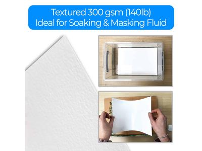 ZIELER AQUARELLPAPIER A4 300GRAMM BLOCK 50BLATT 3