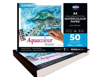 ZIELER AQUARELLPAPIER A3 300GRAMM BLOCK 50BLATT 5