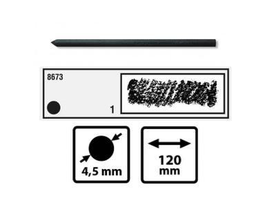 KOH-I-NOOR GIOCONDA HOUTSKOOL 8673 Ø 5-6MM SOFT 6-DELIG 2