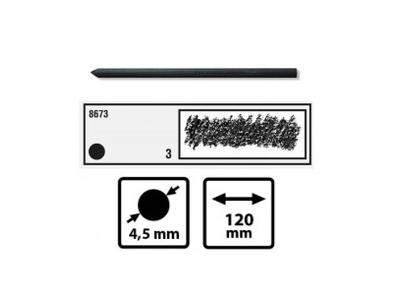KOH-I-NOOR GIOCONDA HOUTSKOOL 8673 Ø 5-6MM HARD 6-DELIG 2