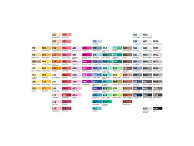 STYLEFILE BRUSH MARKERSET SFBRD120 120-DELIG MET DISPLAY OP=OP 2