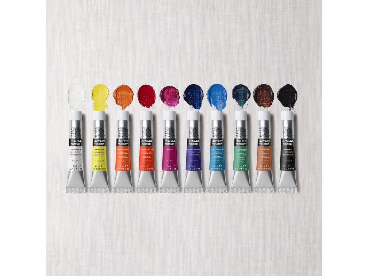 WINSOR & NEWTON ARTISAN ÖLFARBEN 12ML STARTER SET 10X 3