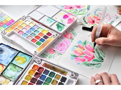 SAKURA KOI AQUARELL WATERCOLOR FIELD SKETCH SET 24 6