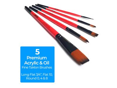 ZIELER ACRYLVERF SET PREMIUM EASEL 17X 5