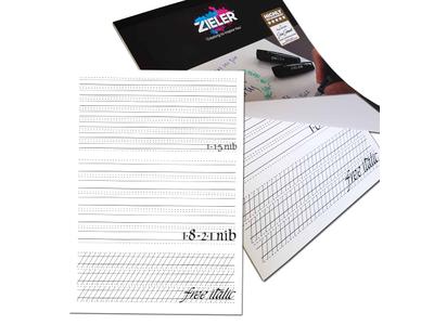 ZIELER A4 KALLIGRAPHIE BLOCK - PERGAMENTSTIL 2