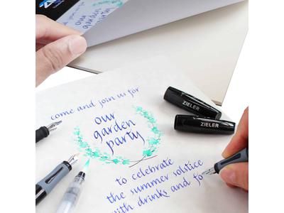 ZIELER A4 KALLIGRAPHIE BLOCK - PERGAMENTSTIL 3