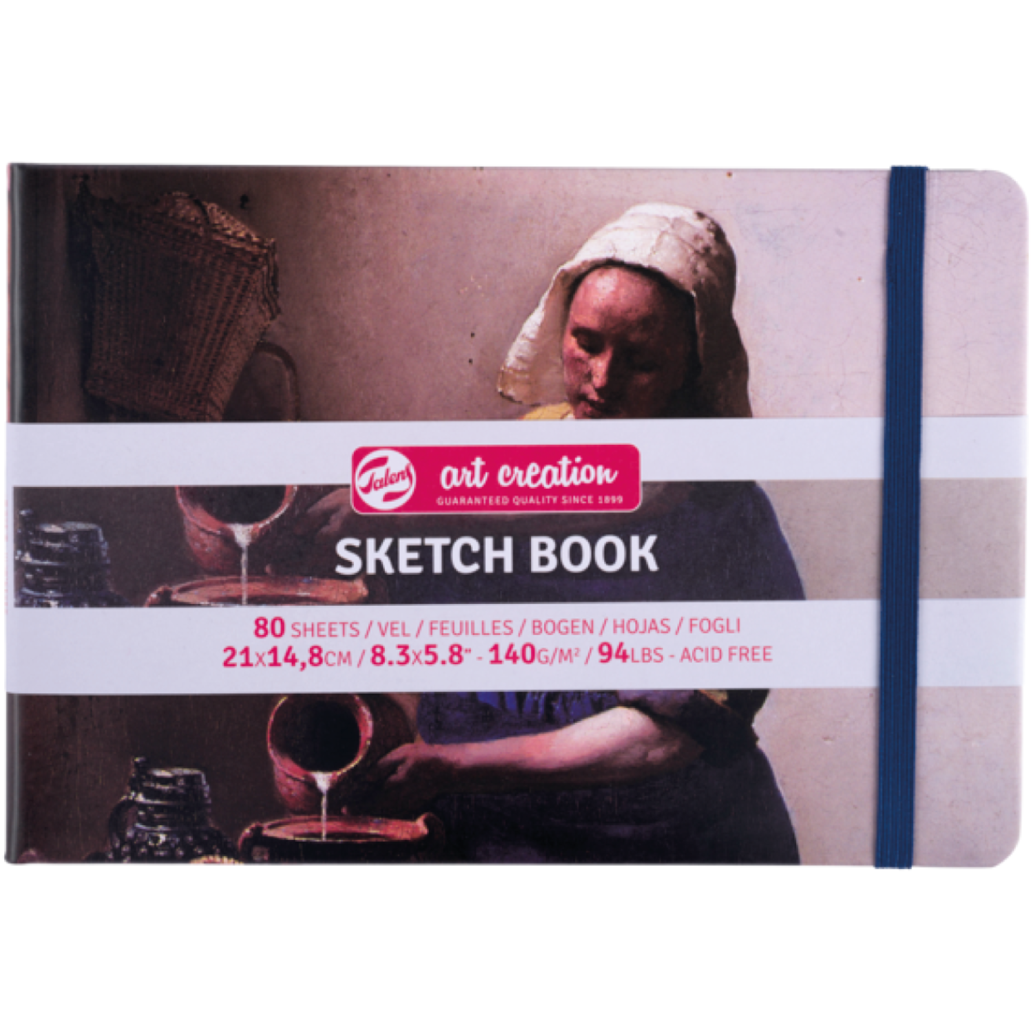 TALENS ART CREATION SKIZZENBUCH HET MELKMEISJE 21X14.8CM 140 GRAMM 80 BLATT 4
