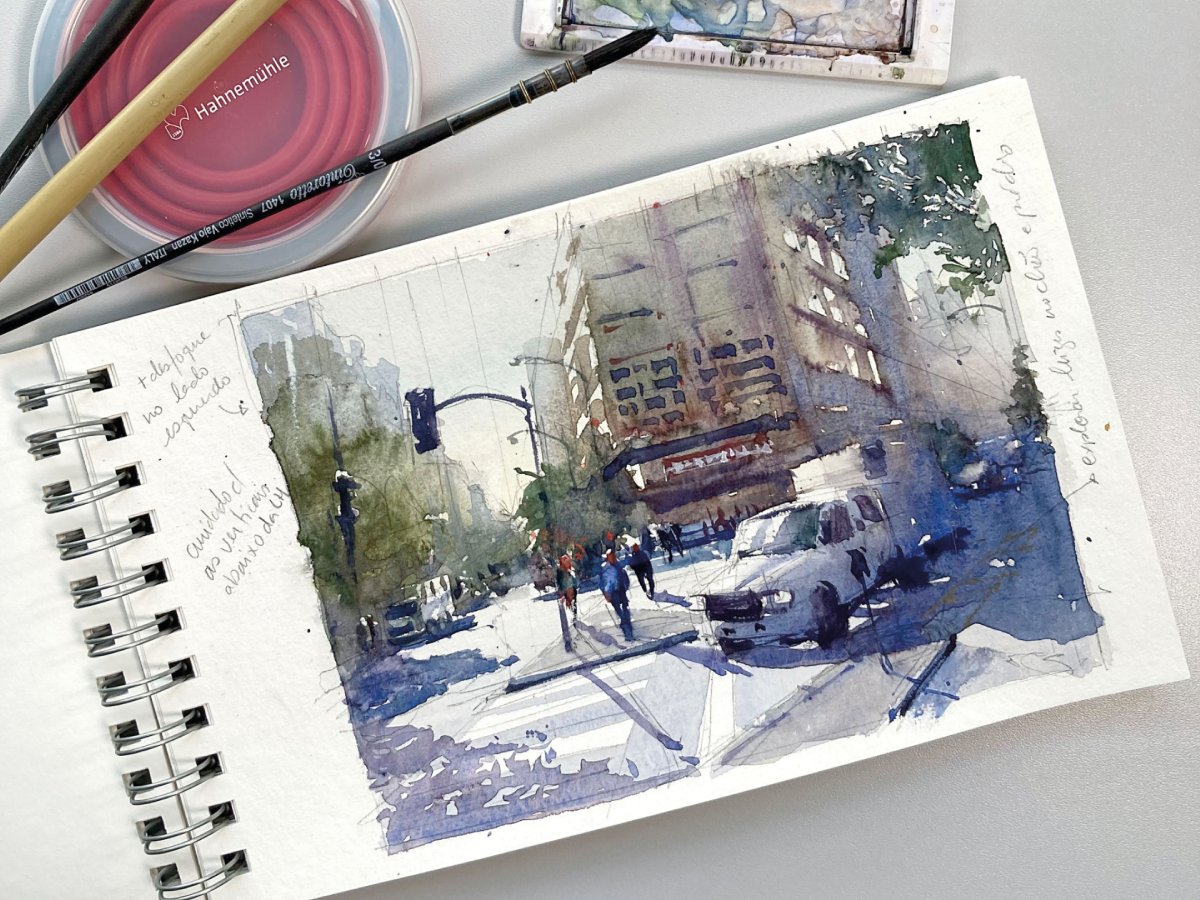 HAHNEMÜHLE MIXED MEDIA BAMBOO CARNET DE VOYAGE 265GRAM 15,3X25CM 2
