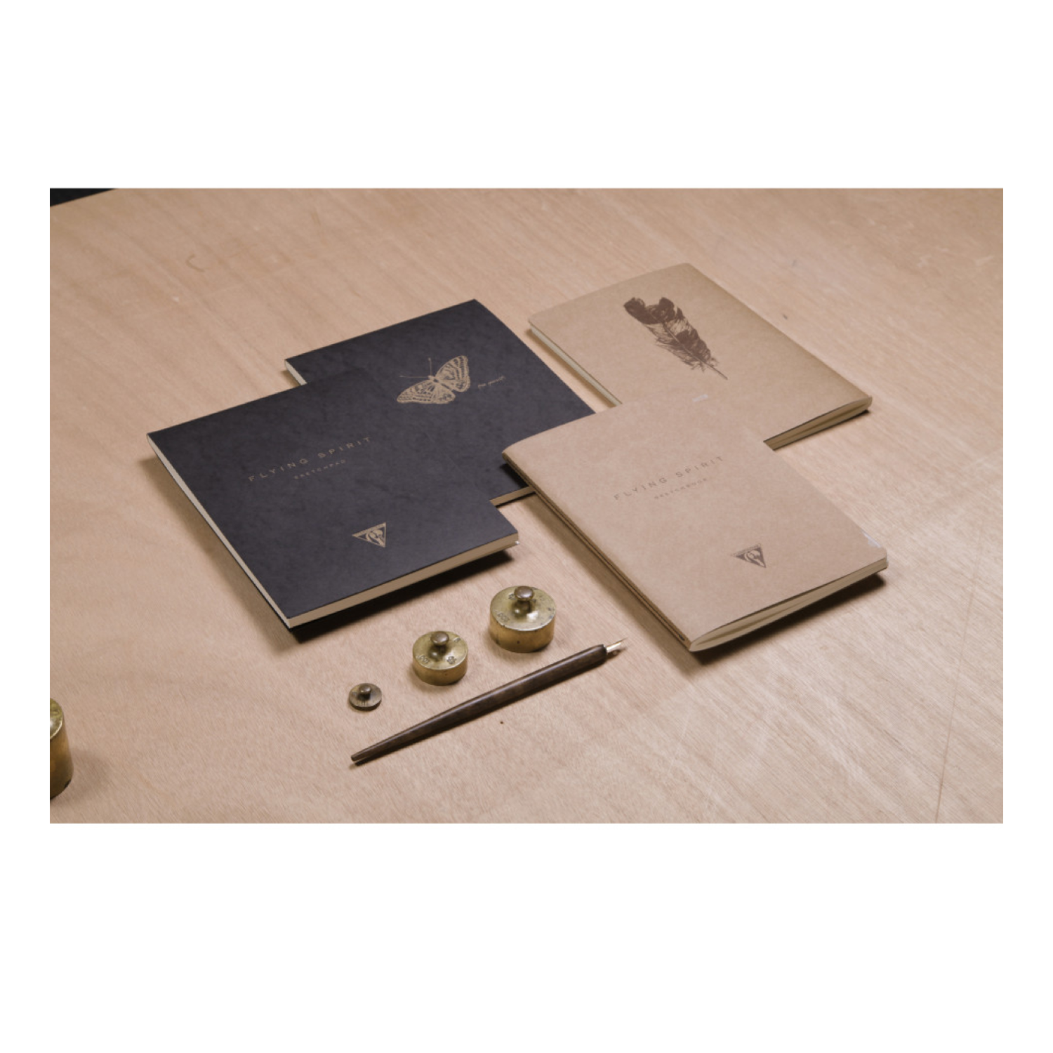 CLAIREFONTAINE FLYING SPIRIT SKETCHBOOK 15,5X15,5CM 90 GRAM 4