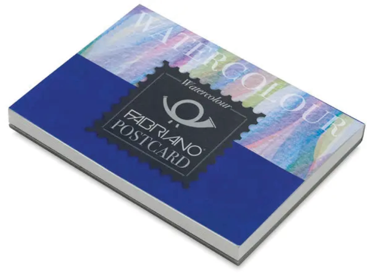 FABRIANO WATERCOLOUR POSTCARDBLOCK 10,5X14,8CM 300GRAM 20 BLATT 3