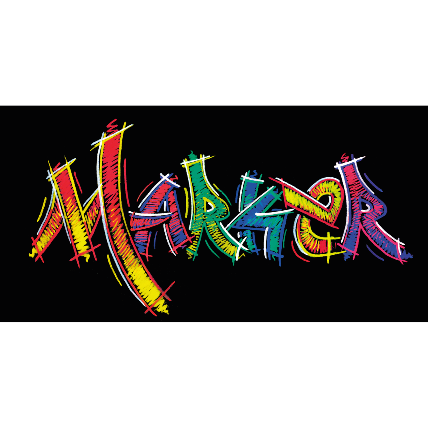 FABER-CASTELL SHAKE & PAINT BLACK EDITION ACRYLIC MARKERSET NEON 4X 4