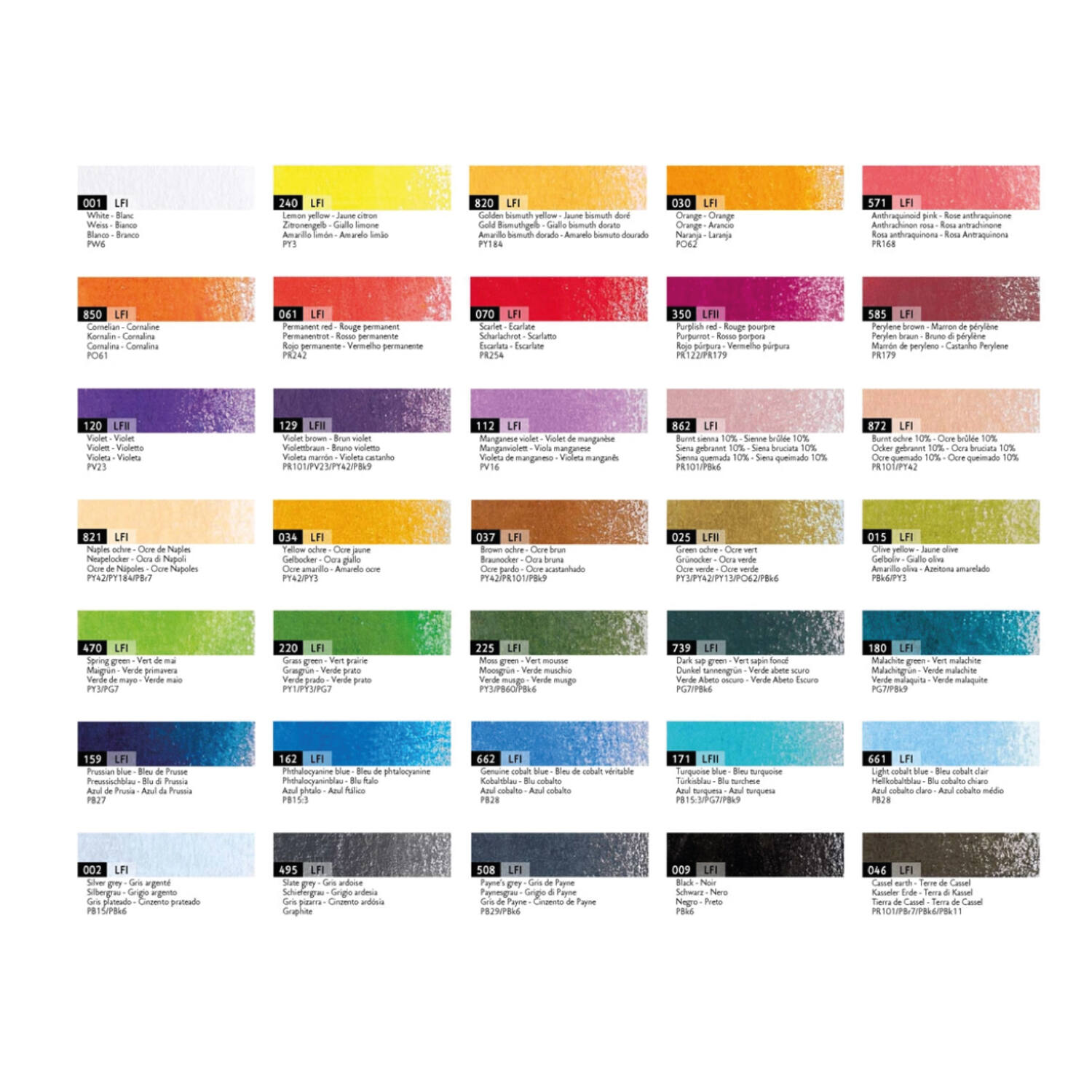 CARAN D'ACHE LUMINANCE BUNTSTIFTE 40STÜCK 3