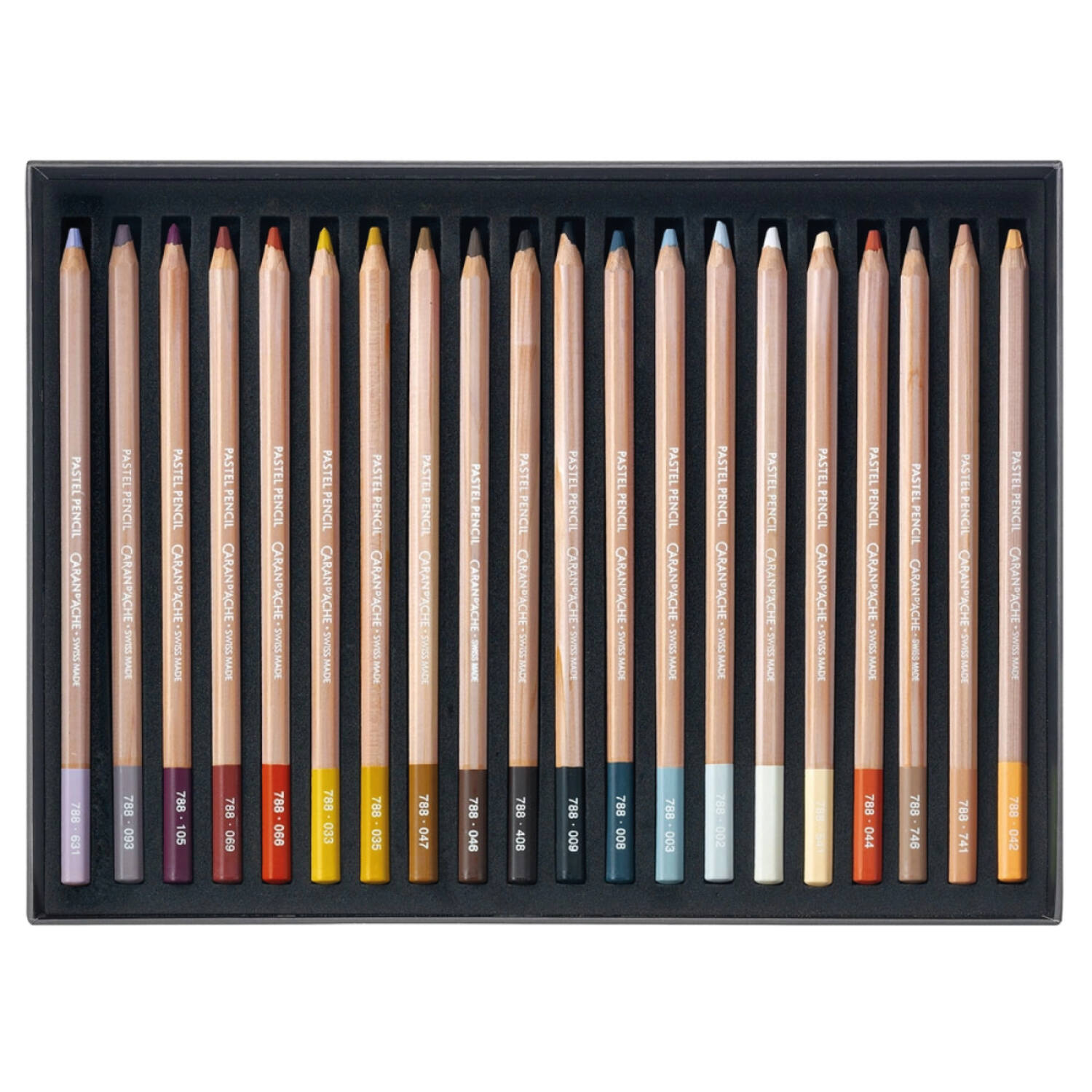 CARAN D'ACHE PASTEL PANCILS PASTELLSTIFTE SET 40X 2