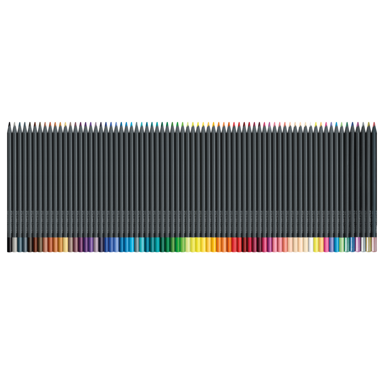 FABER-CASTELL BLACK EDITION BUNTSTIFTE SET ROLLETUI 72X 4